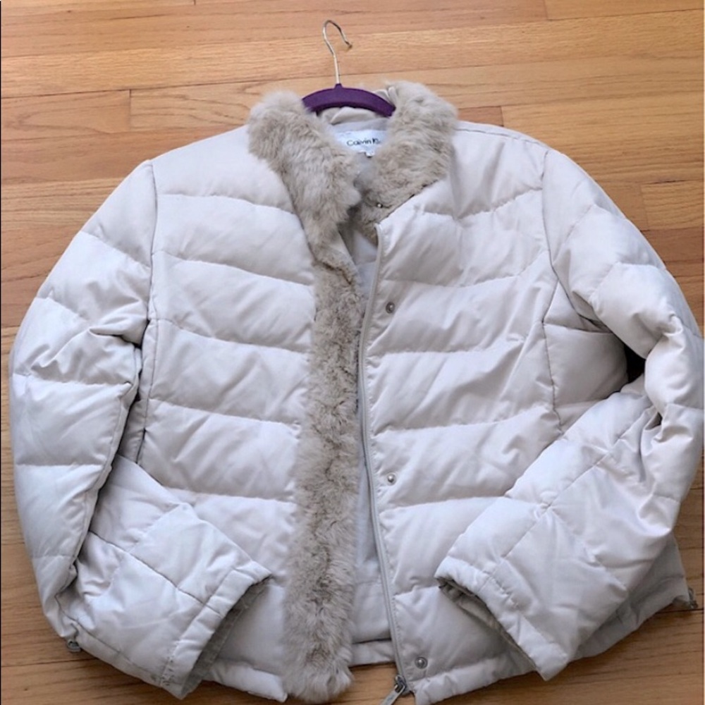 Calvin Klein, vintage quilted coat